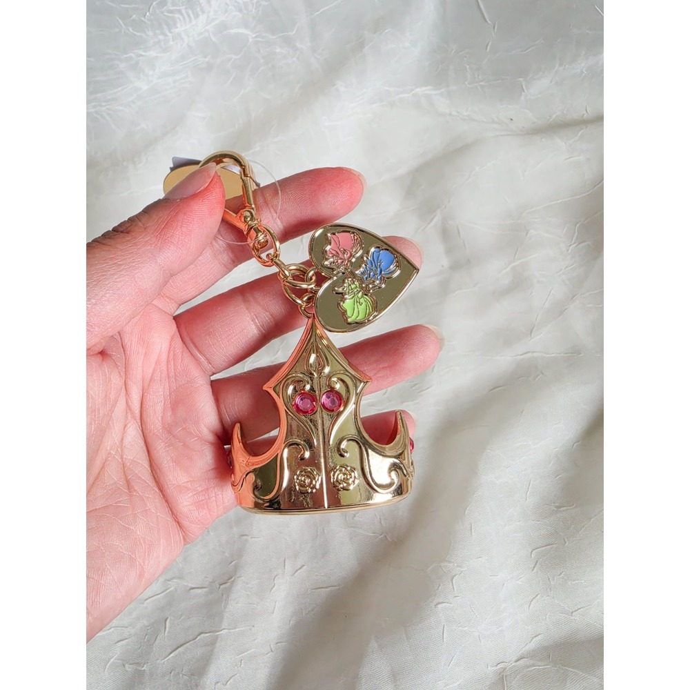 Bath & Body Works Disney Princess Aurora Crown Pocketbac Sanitizer Holder NWT